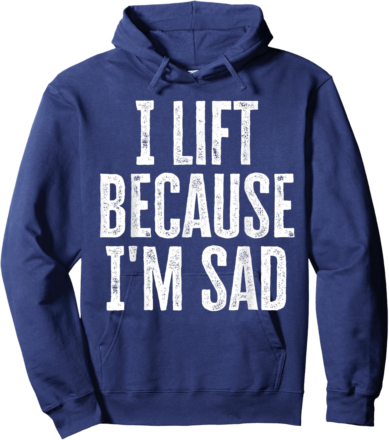 Oversized Weightlifting Gym Pump Cover Hoodie - Hoodie | Navy
