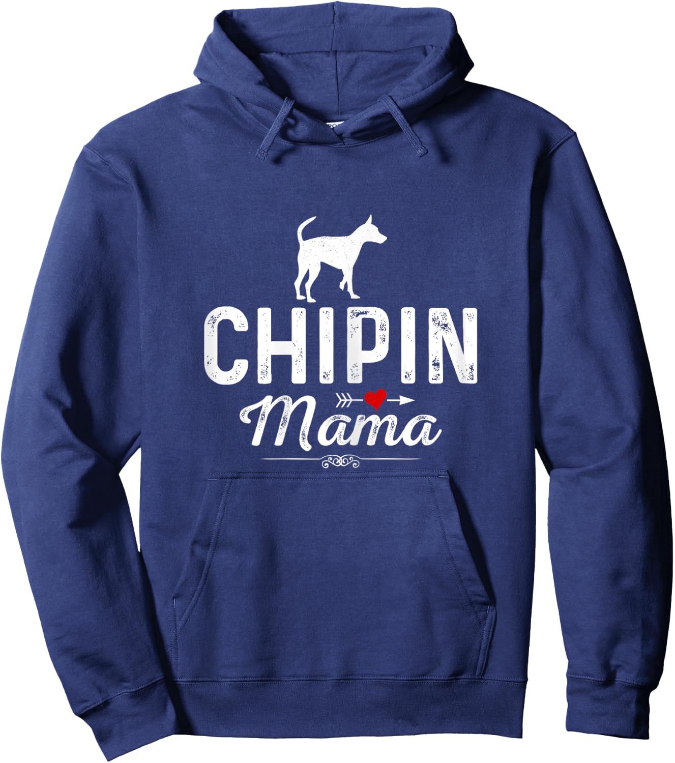 Chipin Mama funny Dog Mama Best Pet owner Chipin Mom Women Hoodie - Hoodie | Navy