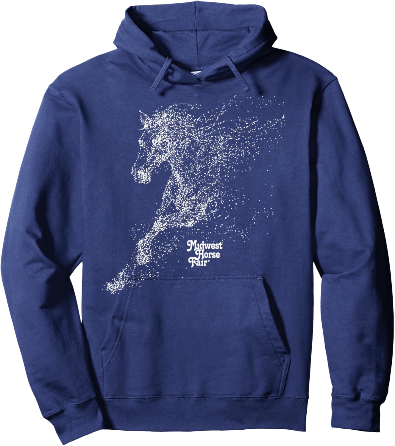 Midwest Horse Fair Dotted Horse(w) Hoodie - Hoodie | Navy