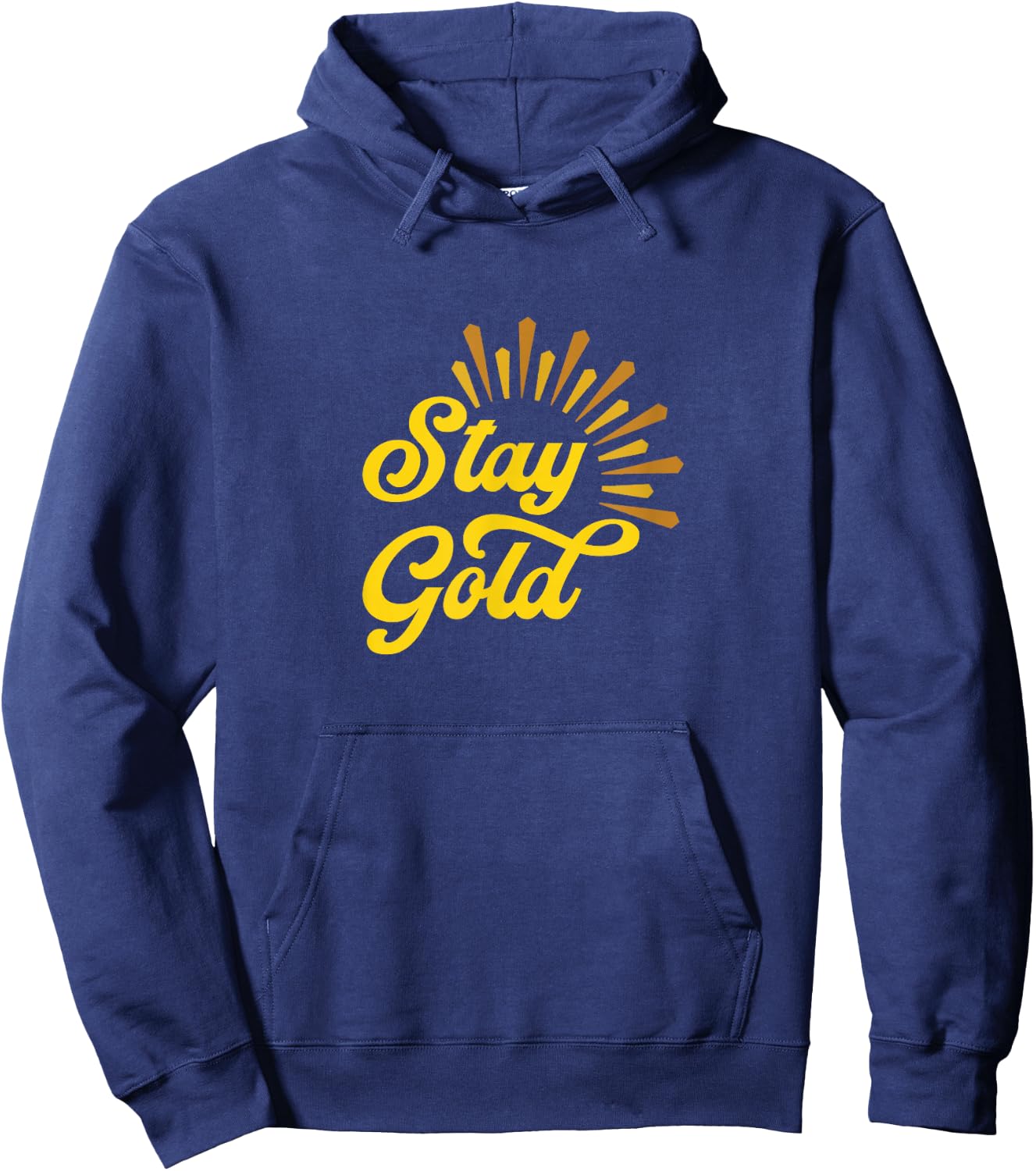 Stay Gold Hoodie - Hoodie | Navy