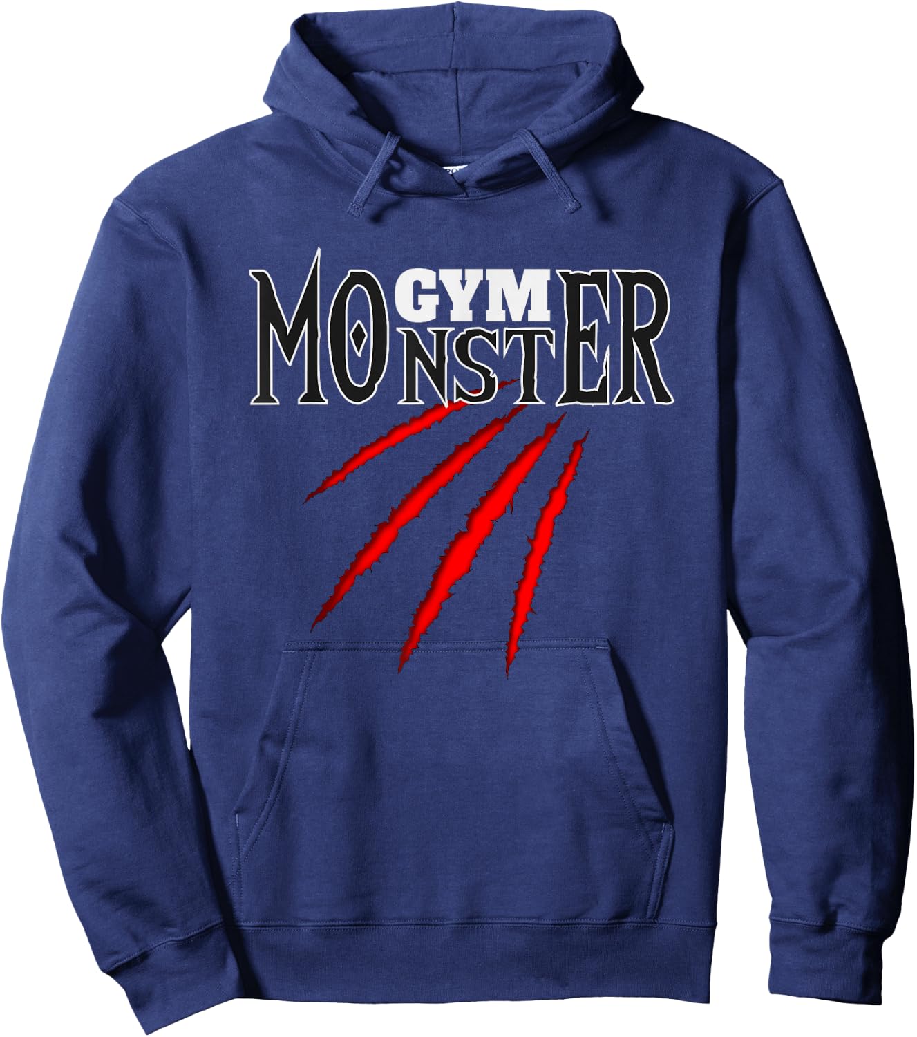Gym Monster | Sport bodybuilding weight training Gym Hoodie - Hoodie | Navy