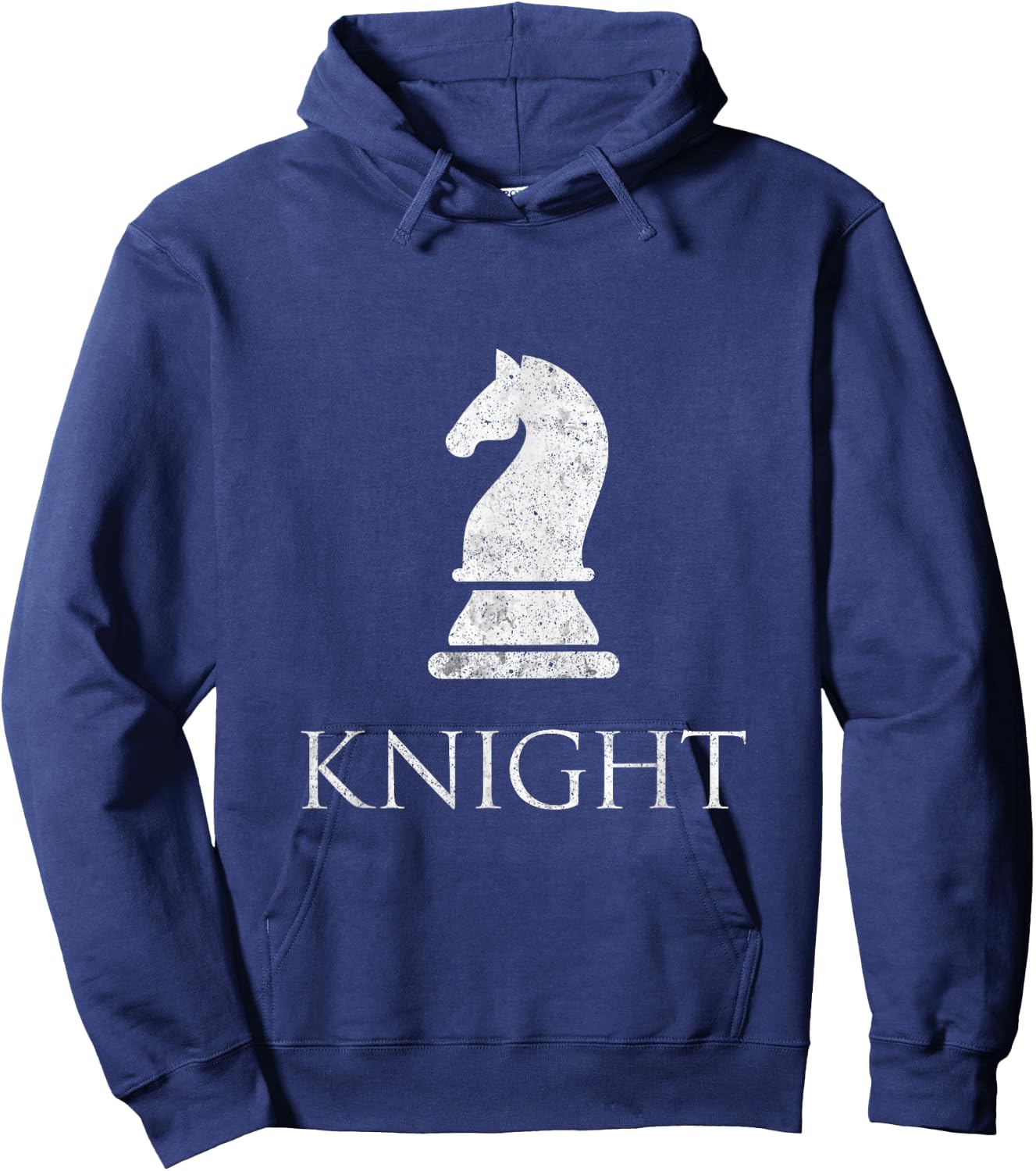 Knight Chess Piece Game Matching Simple Halloween Costume Hoodie - Hoodie | Navy