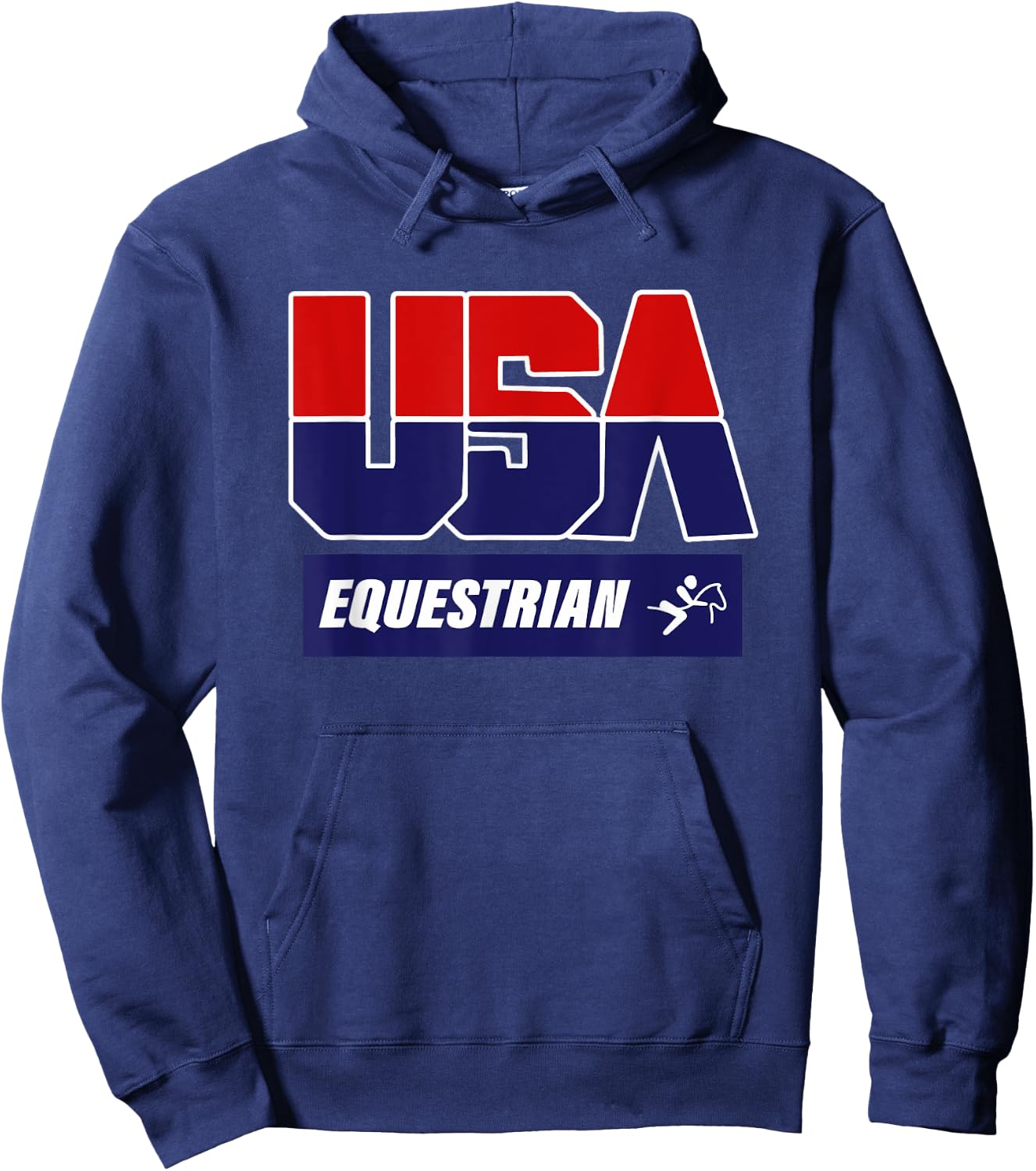Equestrian Sports, Love of Horses, 2021 USA Team Hoodie - Hoodie | Navy