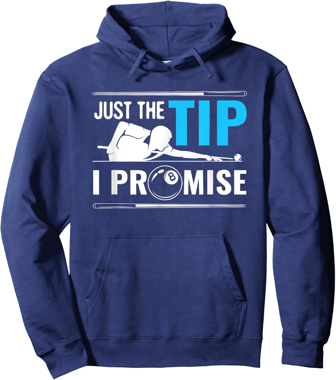 Billiards Cue Sport Game Pool Balls Billiard Player Gift Hoodie - Hoodie | Navy