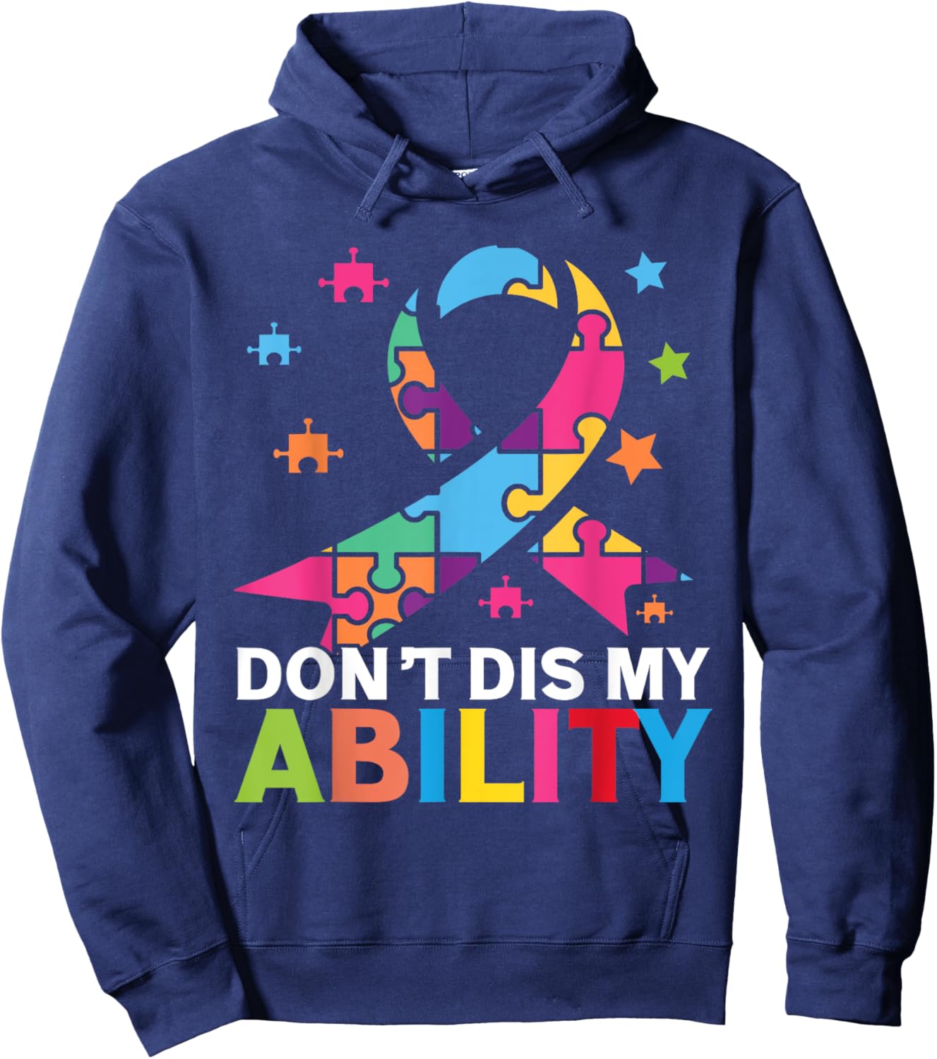 Dont dis my Ability Autism Hoodie - Hoodie | Navy