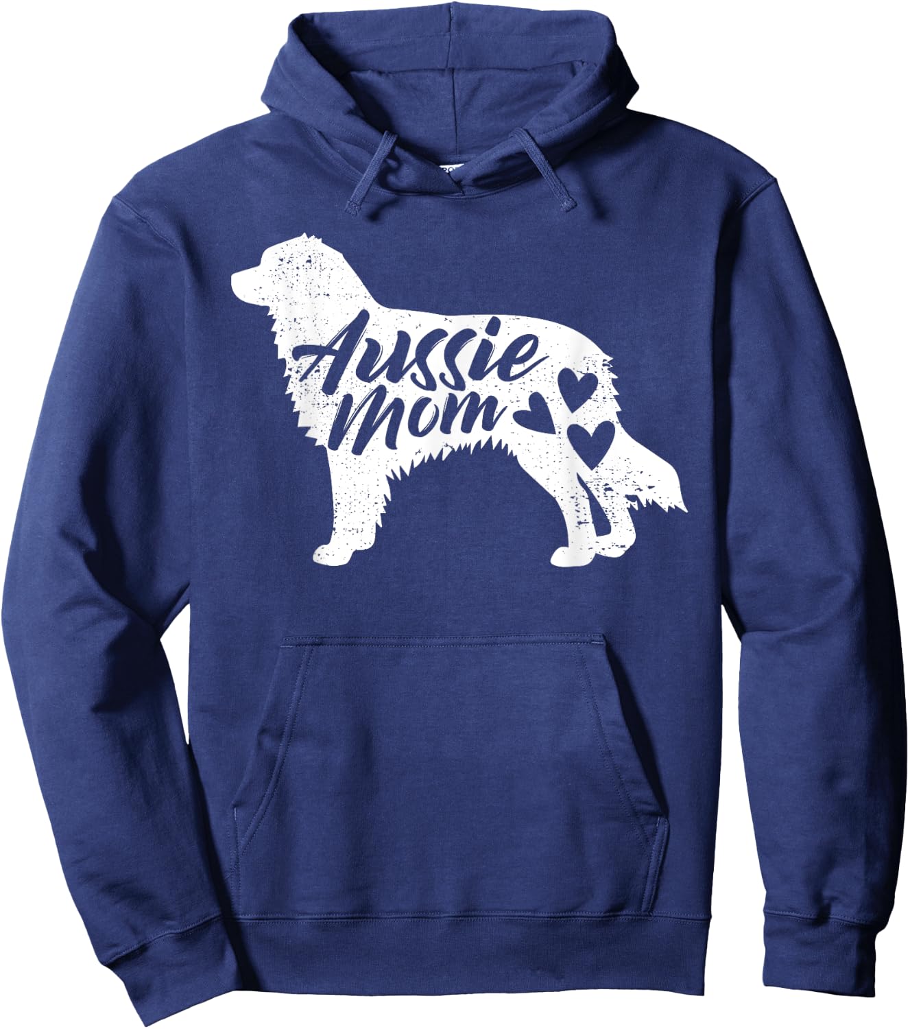 Australian Shepherd Mom Aussie Gifts for Dog Lovers Merle Hoodie - Hoodie | Navy