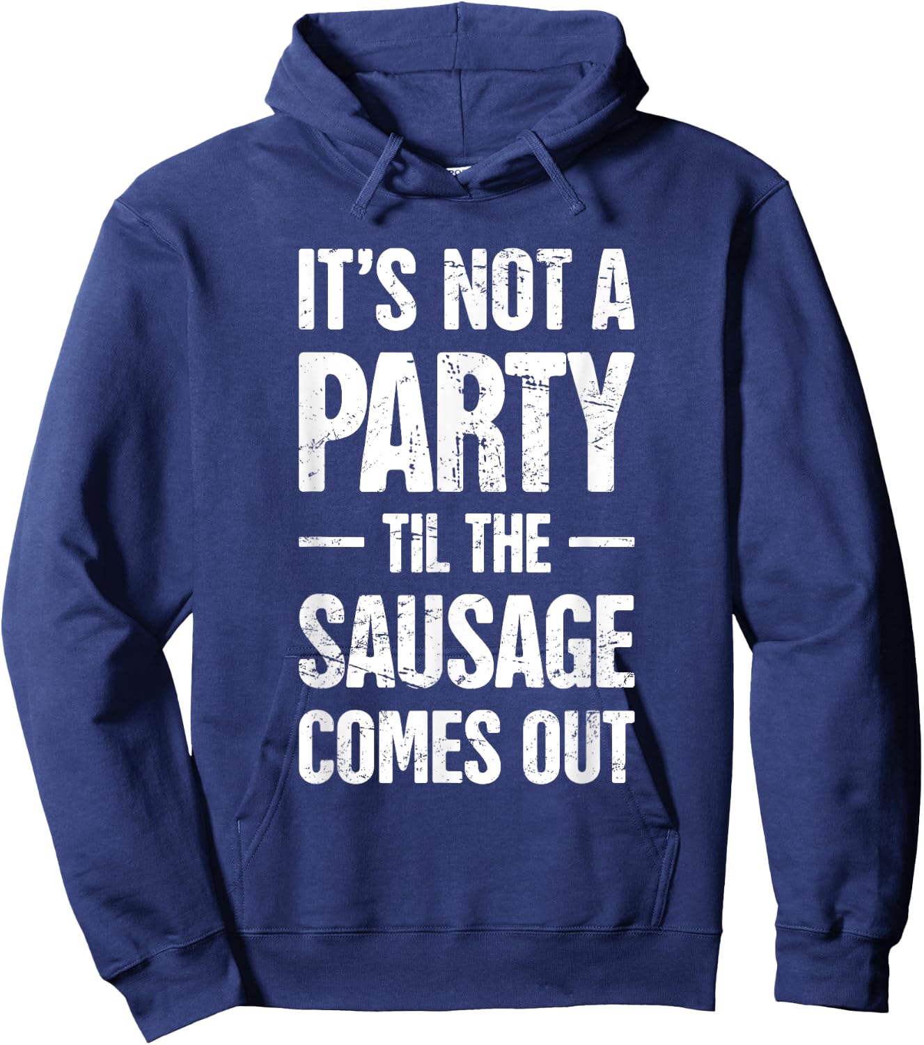 Smoked Meats / Distressed Funny Sausage Making Hoodie - Hoodie | Navy