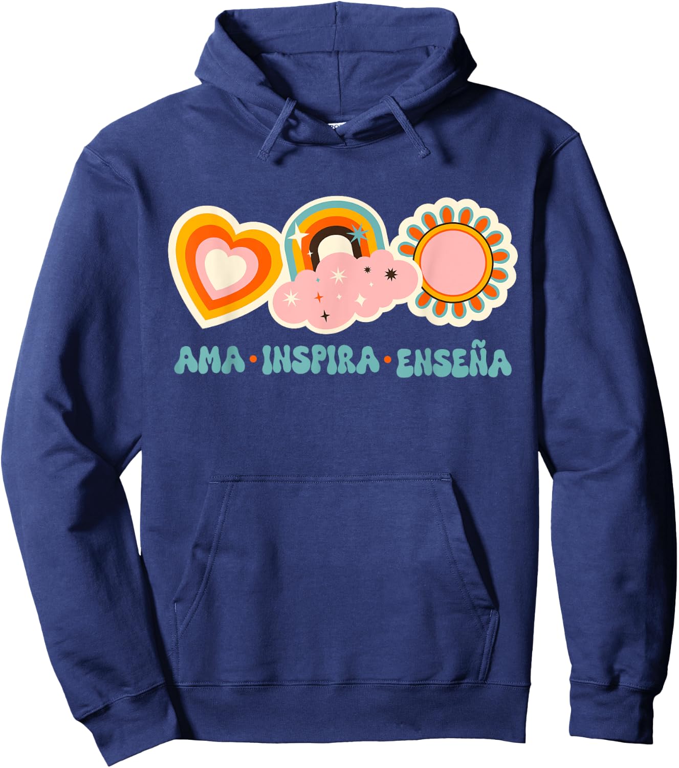 Spanish Teacher Maestra Espanol Women Hoodie - Hoodie | Navy