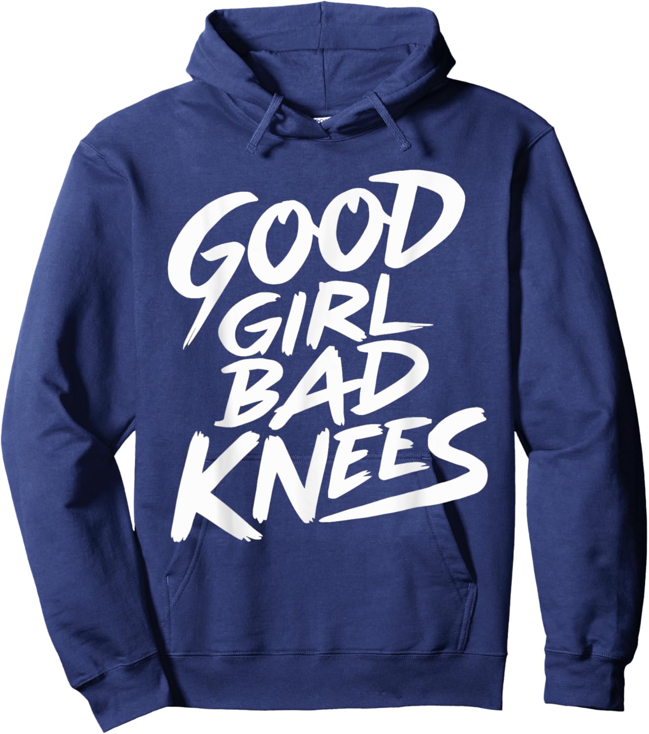 Good Girl Bad Knees Hoodie - Hoodie | Navy