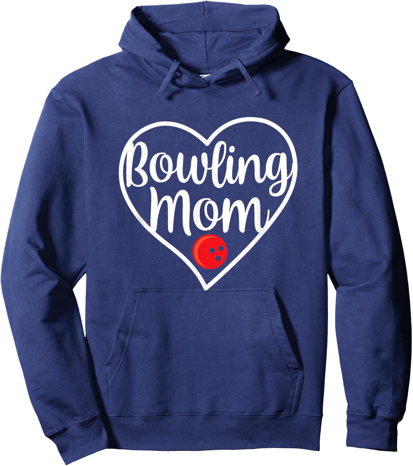 Bowling Mom Bowling Team Players Sports Mom Bowler Hoodie - Hoodie | Navy