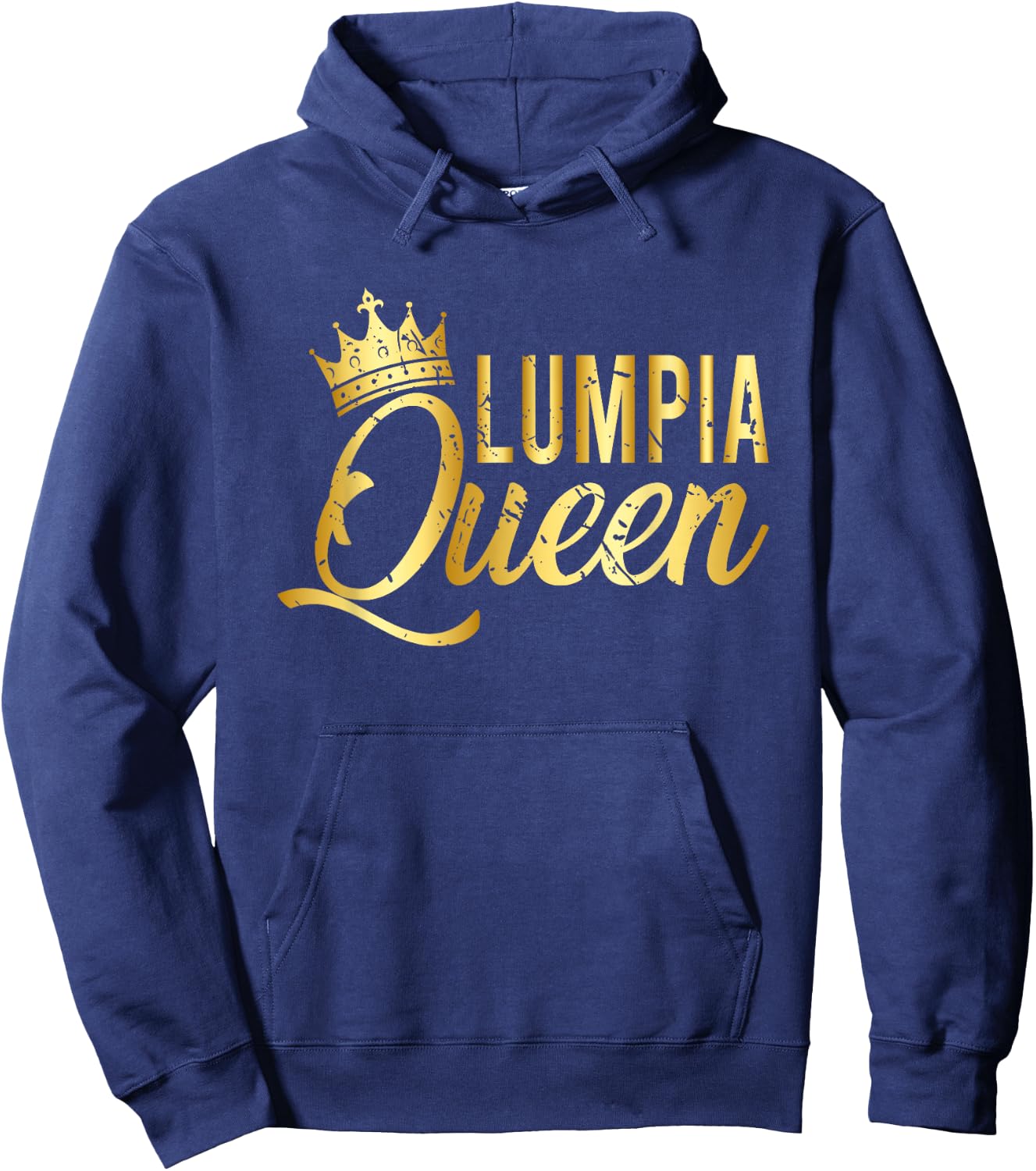 Lumpia Queen Manila Philippines Hoodie - Hoodie | Navy