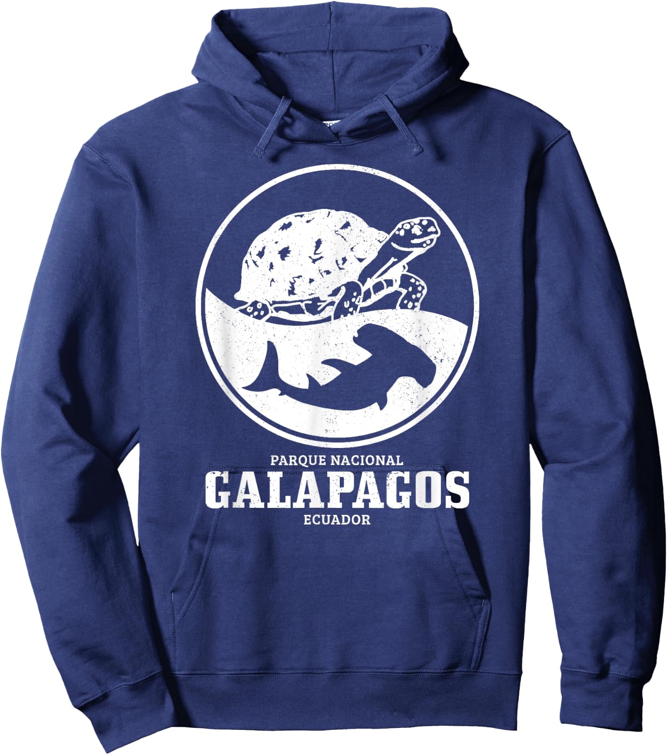 Galapagos Islands Turtle Shark Diving Ecuador Hoodie - Hoodie | Navy
