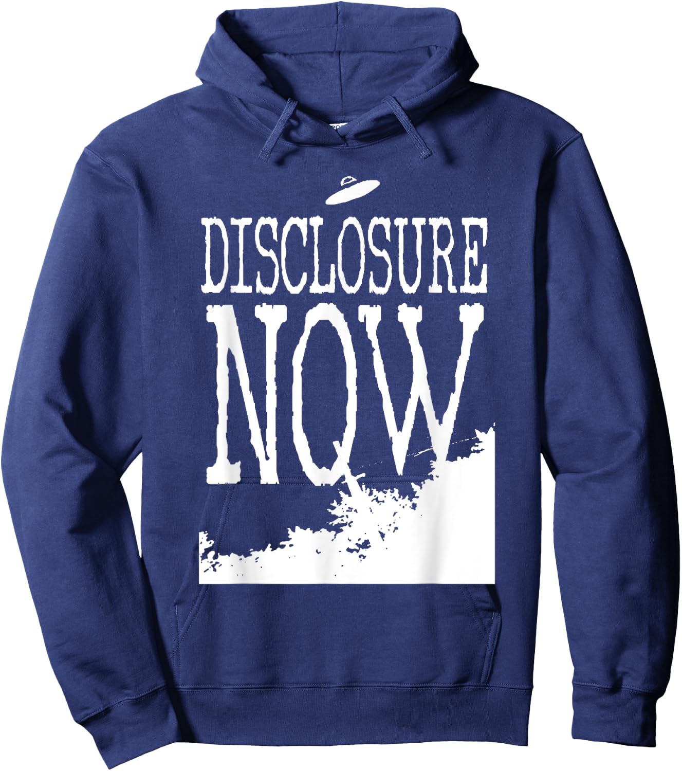 Disclosure NOW UFO UAP Jet Fighter Extraterrestrial Alien Hoodie - Hoodie | Navy