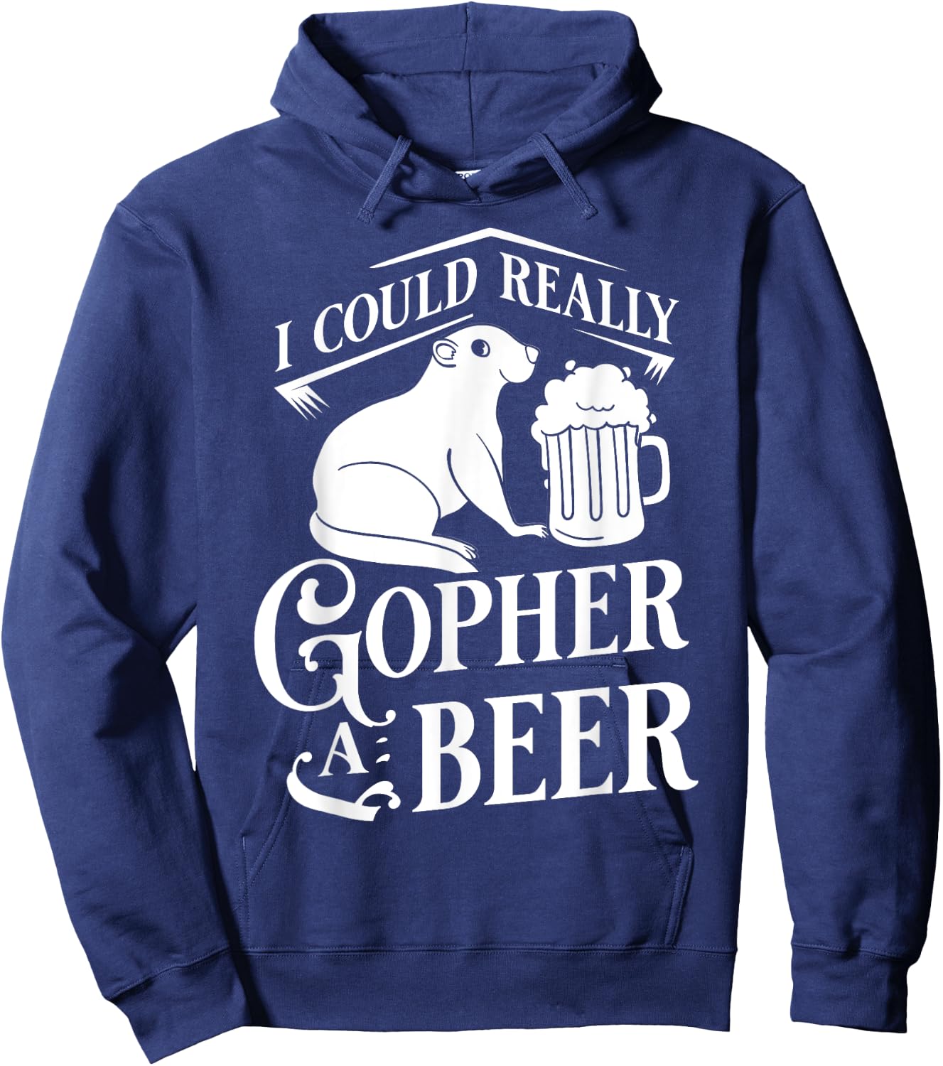 Gopher Hunting Gift Funny Traps Killer Hoodie - Hoodie | Navy