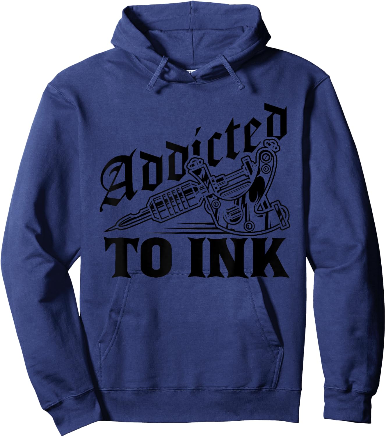 Addicted To Ink Tattoo Lover Tattoo Artist Gift Hoodie - Hoodie | Navy