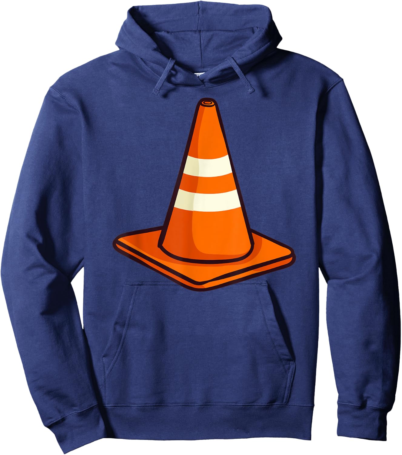 Traffic Cone Halloween Costume Hoodie - Hoodie | Navy