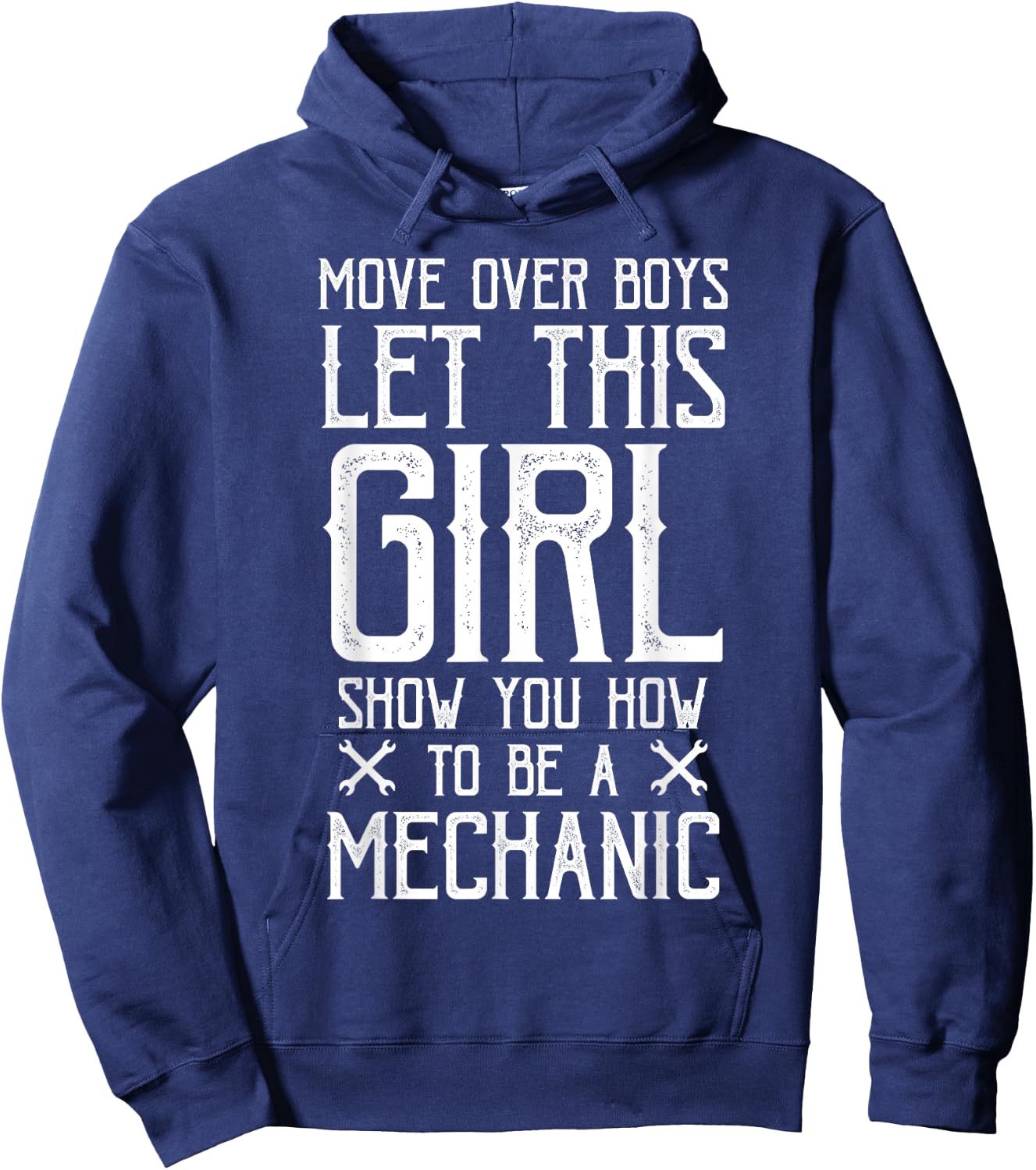 Funny women girl quote gift mechanic Hoodie - Hoodie | Navy