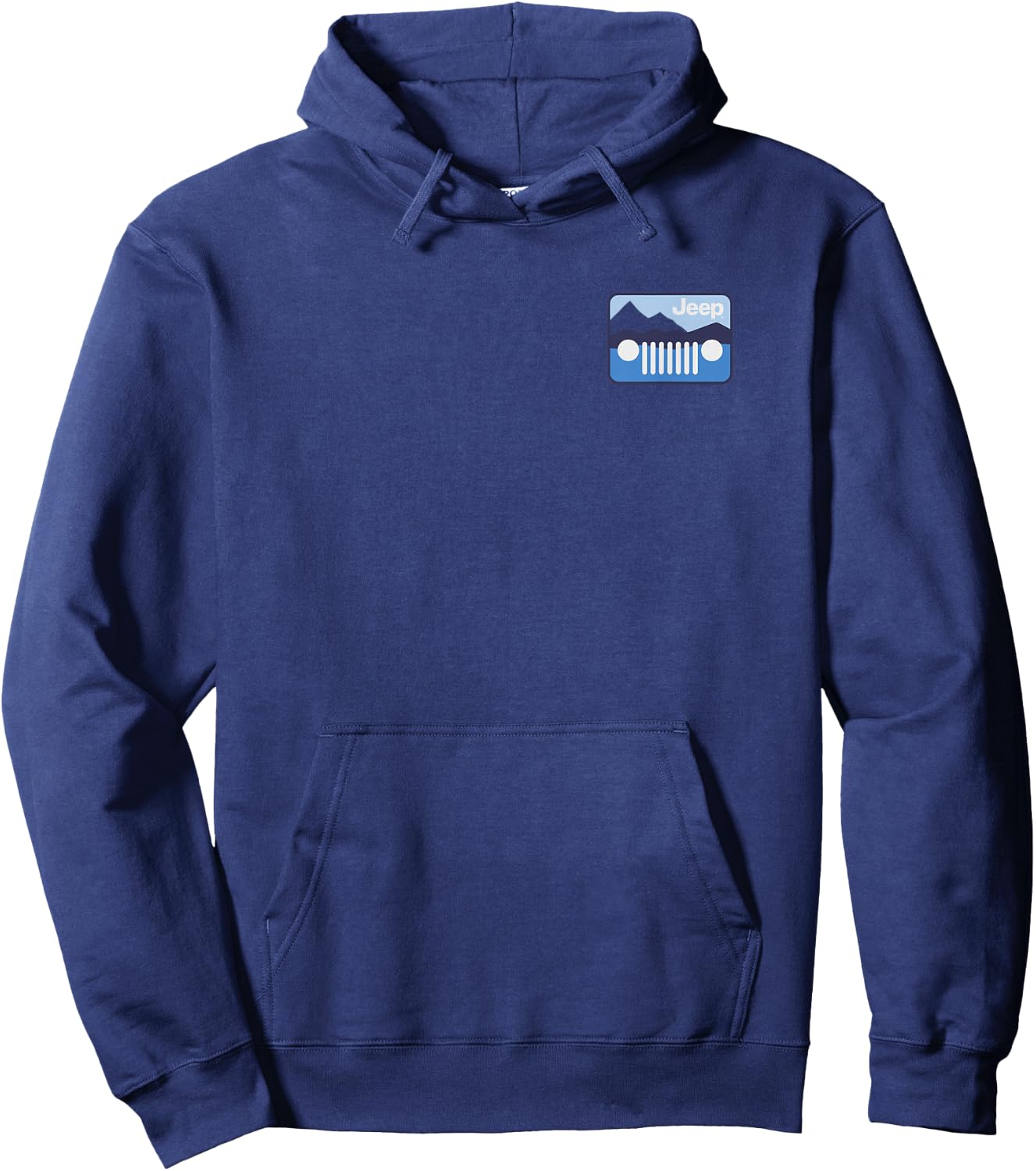 Jeep Grille Badge - Officially Licensed Hoodie - Hoodie | Navy