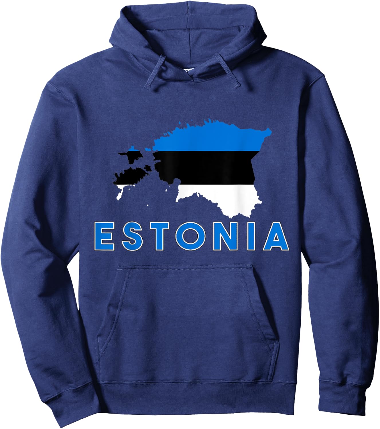 Estonian Flag Of Estonia Men Women Kids Hoodie - Hoodie | Navy