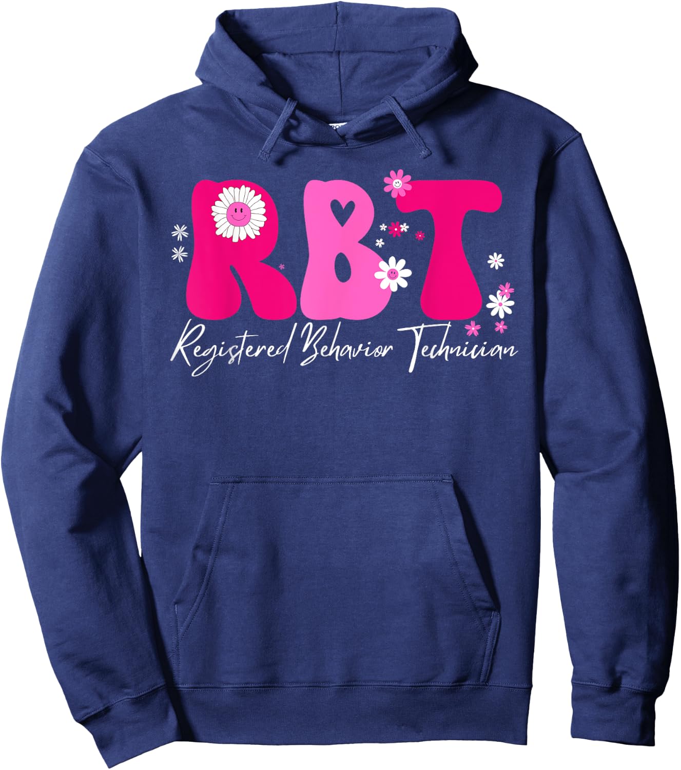 Registered Behavior Technician RBT Behavior Therapist ABA Hoodie - Hoodie | Navy