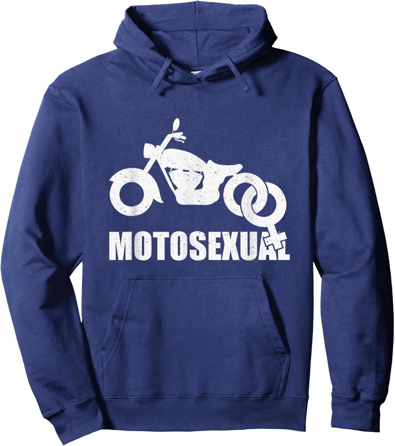 Motosexual Motorcycle Biker Bikes Men Retro Vintage Gift Hoodie - Hoodie | Navy