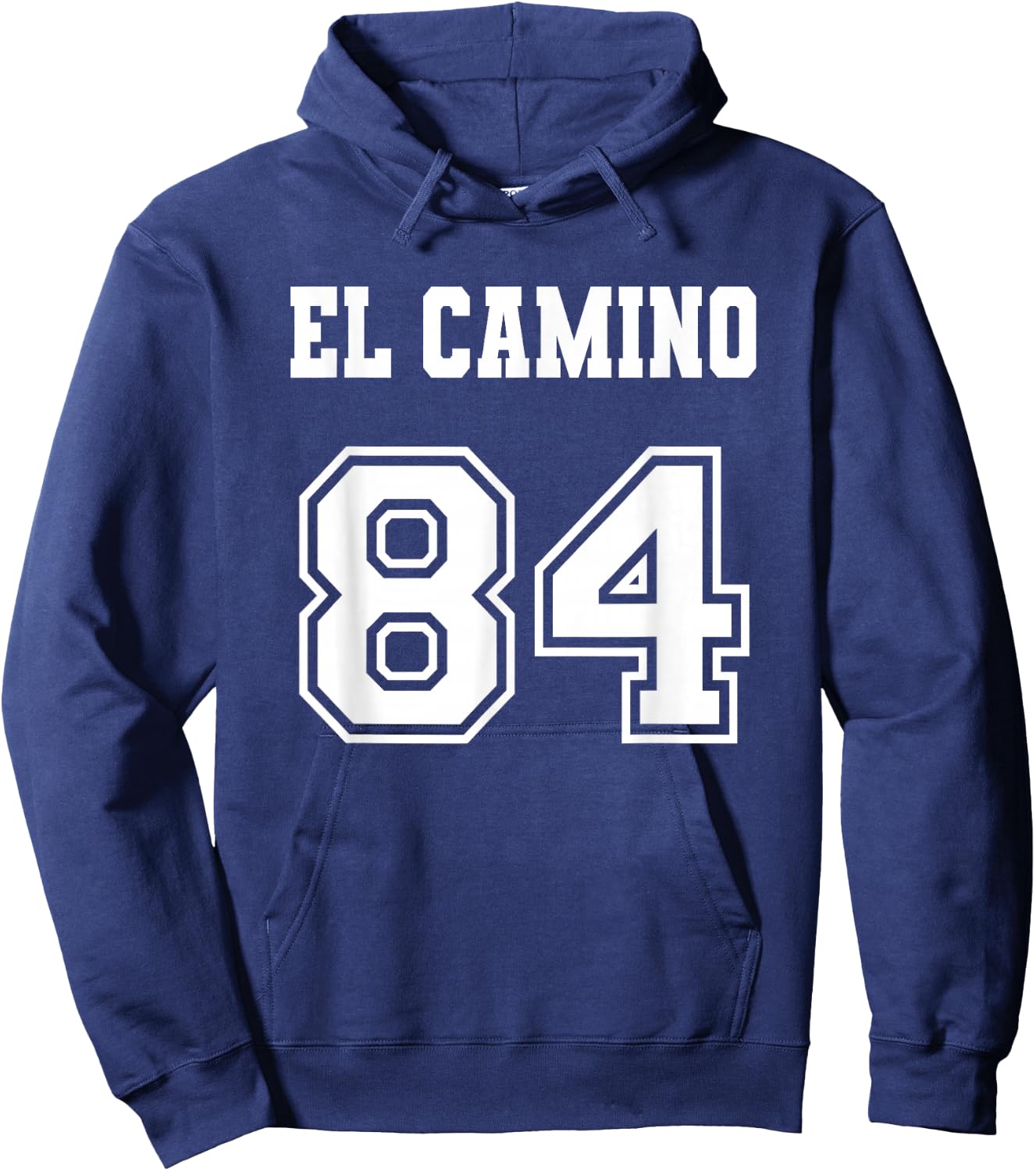 Jersey Style El Camino 84 1984 Old School Muscle Car Pickup Hoodie - Hoodie | Navy