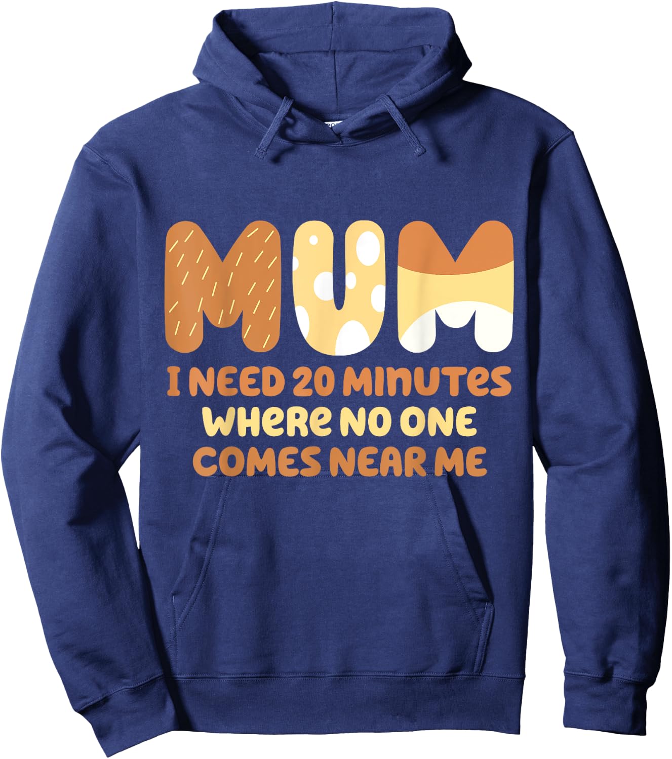 Mom needs to be quiet. A Motto Quote Shirt for Mom Mother Hoodie - Hoodie | Navy