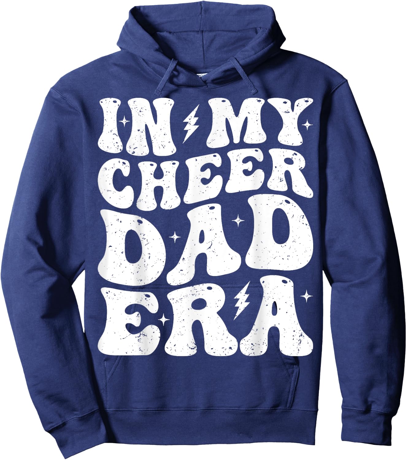 In My Cheer Dad Era Cheerleading Cheerleader Dad Hoodie - Hoodie | Navy