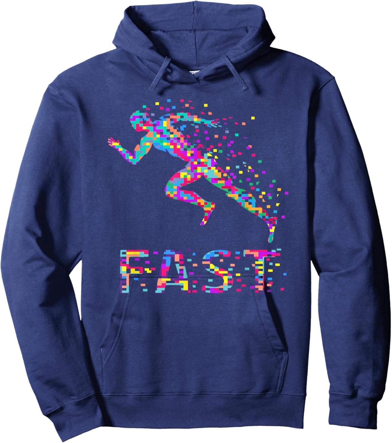 Fast Runner Running Fast Sport Of Sprinting Fast Hoodie - Hoodie | Navy