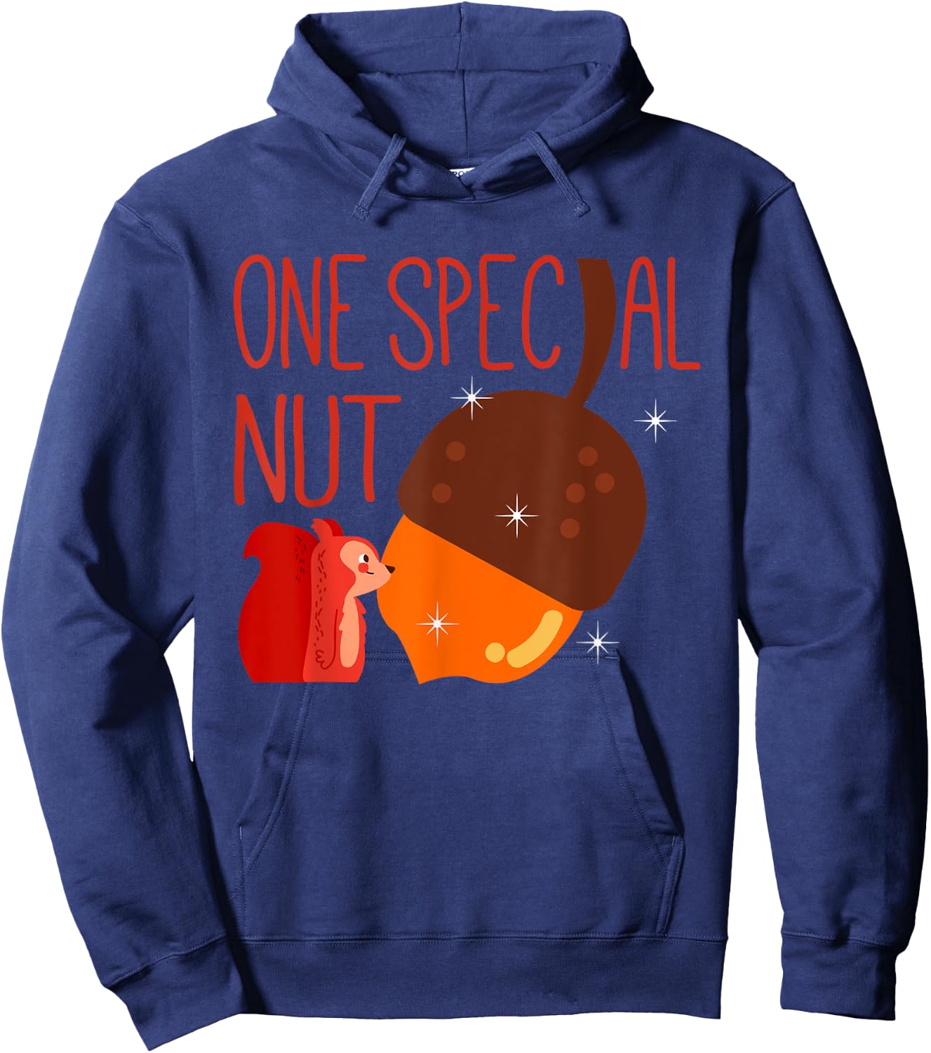 One Special Nut Funny Squirrel Lover Outdoor Animal Hoodie - Hoodie | Navy