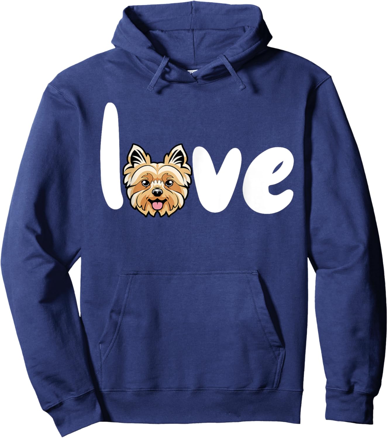 Yorkie Love Dog Hoodie - Hoodie | Navy