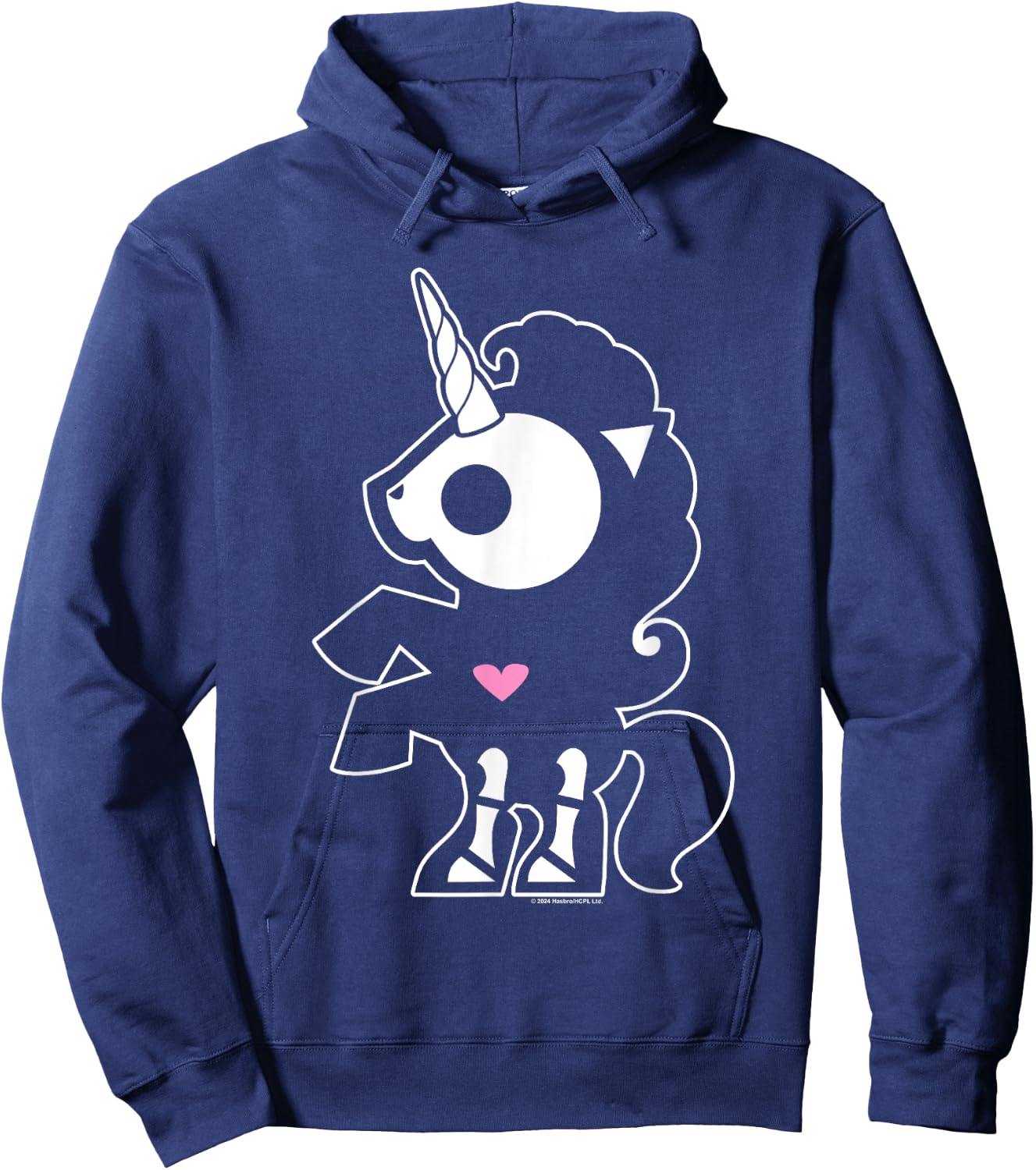 Skelanimals Big Bonita The Unicorn Spooky Cute Portrait Hoodie - Hoodie | Navy