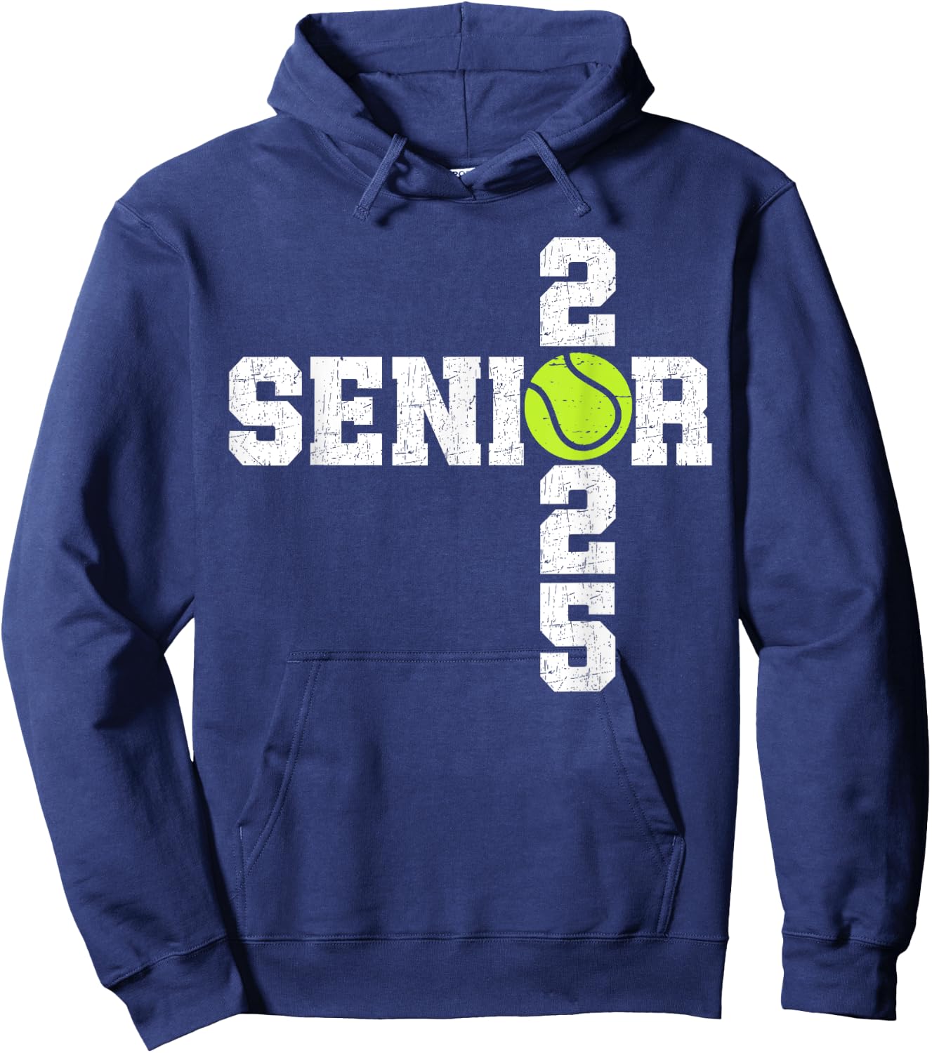 Senior Class of 2025 Tennis Seniors Back to School 2025 Hoodie - Hoodie | Navy
