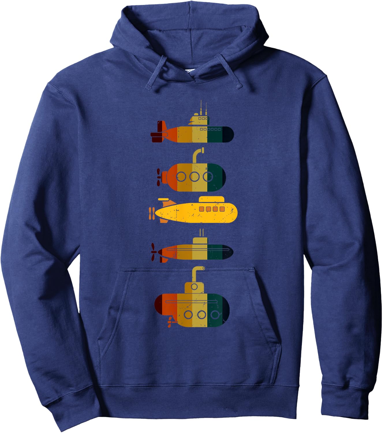 Submarine Game Yellow Submarines Submarine Nautiluss Hoodie - Hoodie | Navy