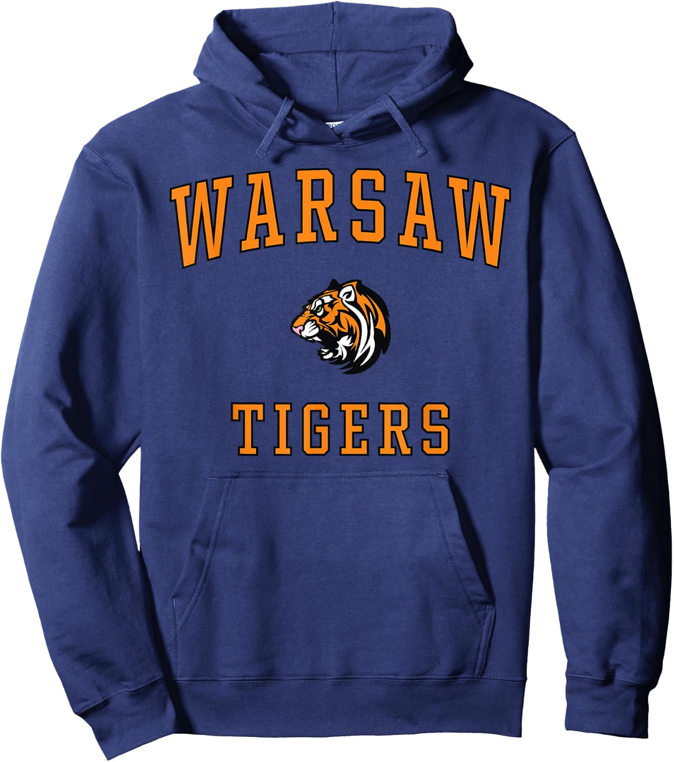 Warsaw High School Tigers Hoodie - Hoodie | Navy