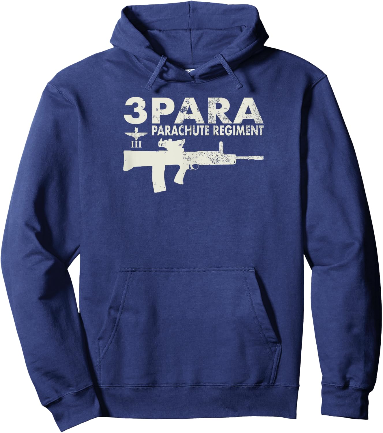 3 Para - Parachute Regiment (distressed) Hoodie - Hoodie | Navy