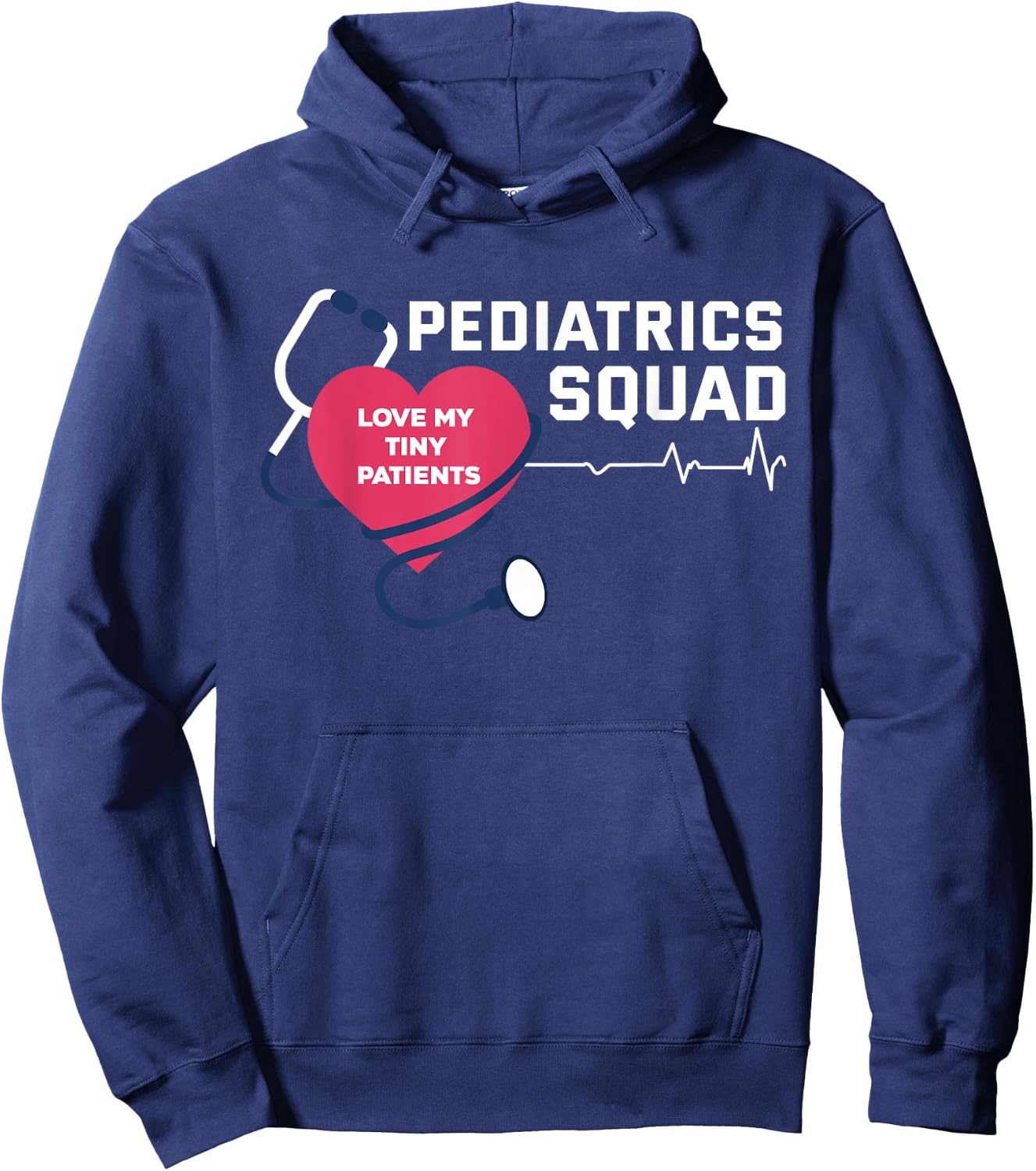 Funny Pediatric Care Pediatrician Pediatric Nurse Hoodie - Hoodie | Navy