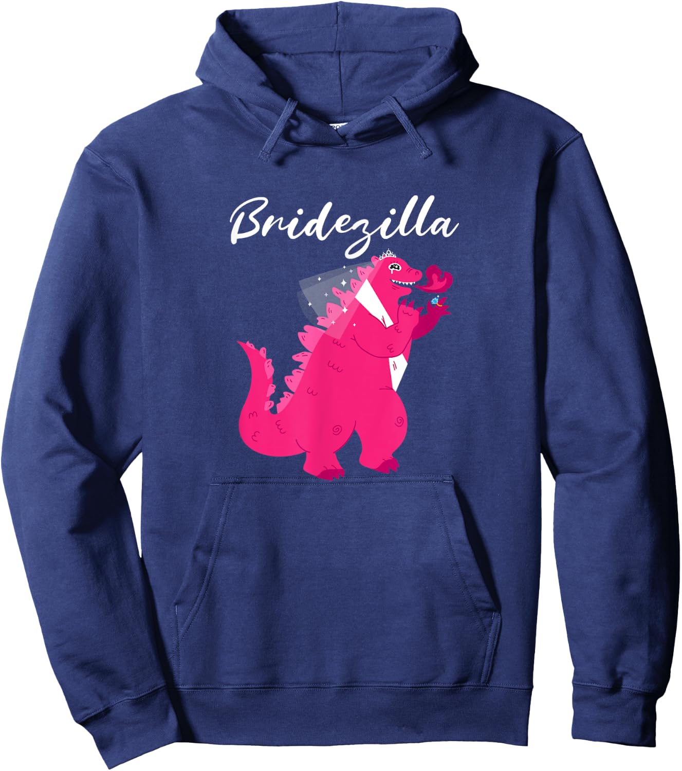 Bridezilla Bachelorette Party Wedding Honymoon Bride Gift Hoodie - Hoodie | Navy