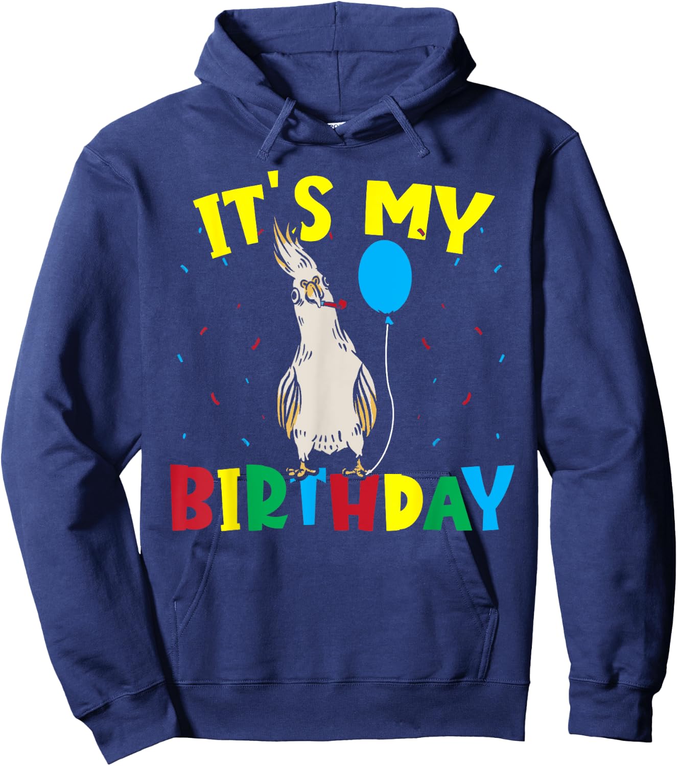 Cockatiel Birthday Parakeet Parrot Owner Bird Cockatiel Hoodie - Hoodie | Navy