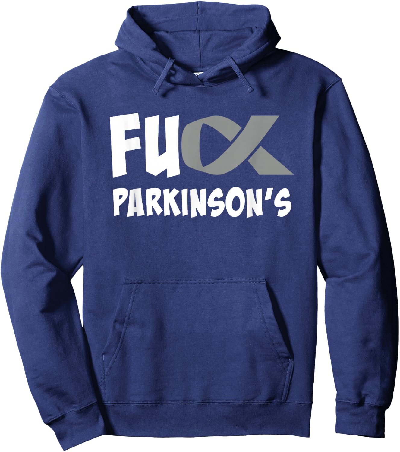 Parkinson's Disease Awareness Month Fuck Parkinson's Hoodie - Hoodie | Navy