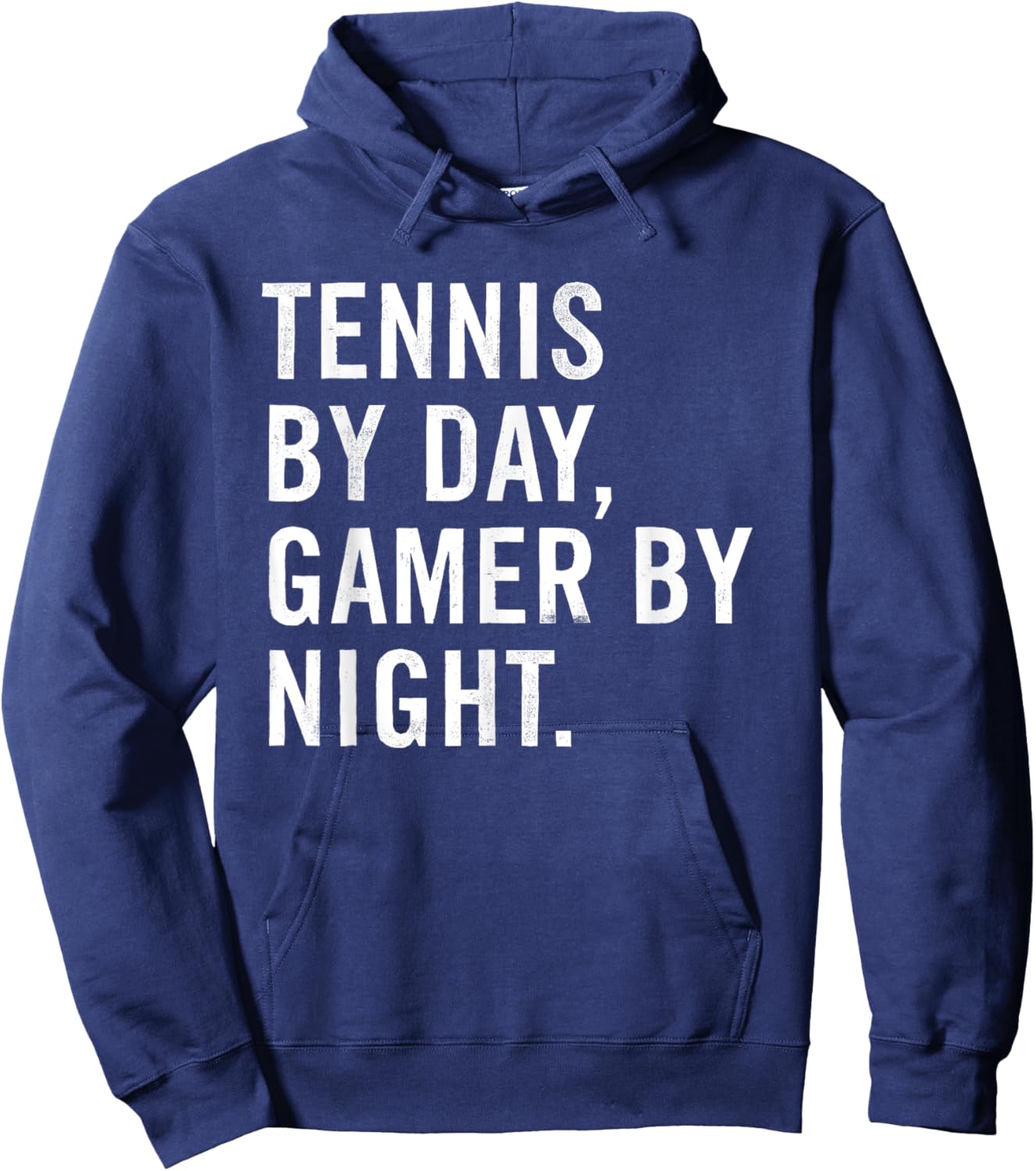 Tennis By Day Gamer By Night Hoodie - Hoodie | Navy