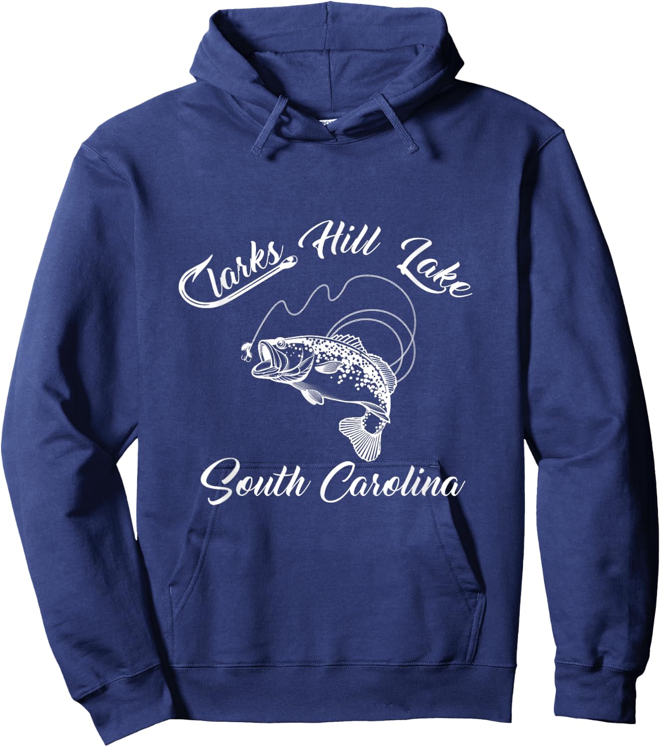 Clarks Hill Lake South Carolina Hoodie - Hoodie | Navy
