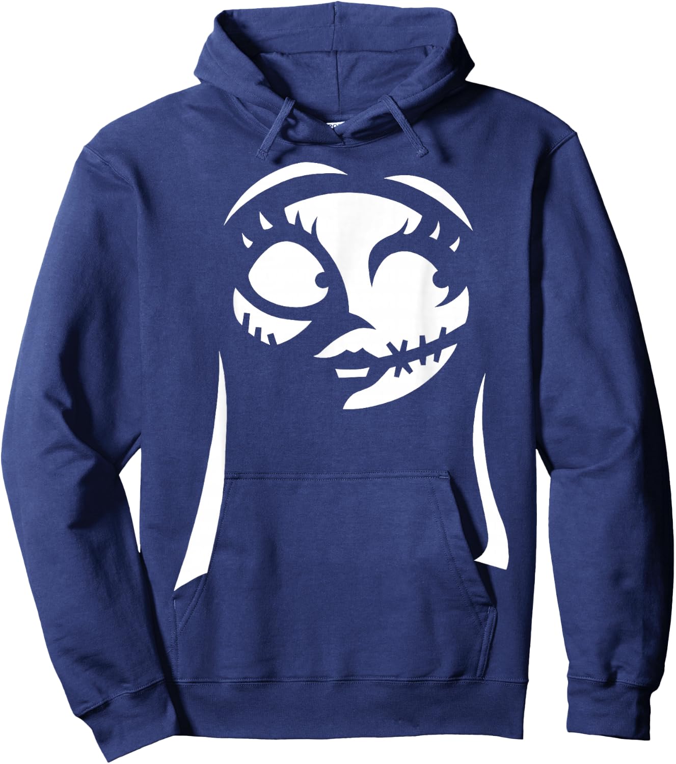 Disney The Nightmare Before Christmas Sally Big Face Hoodie - Hoodie | Navy