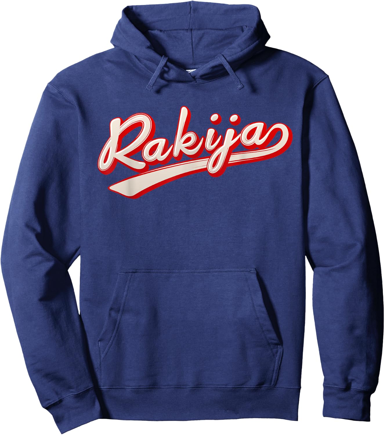 Serbian Croatian Traditional Drink Ex Yugoslavia Rakija Hoodie - Hoodie | Navy
