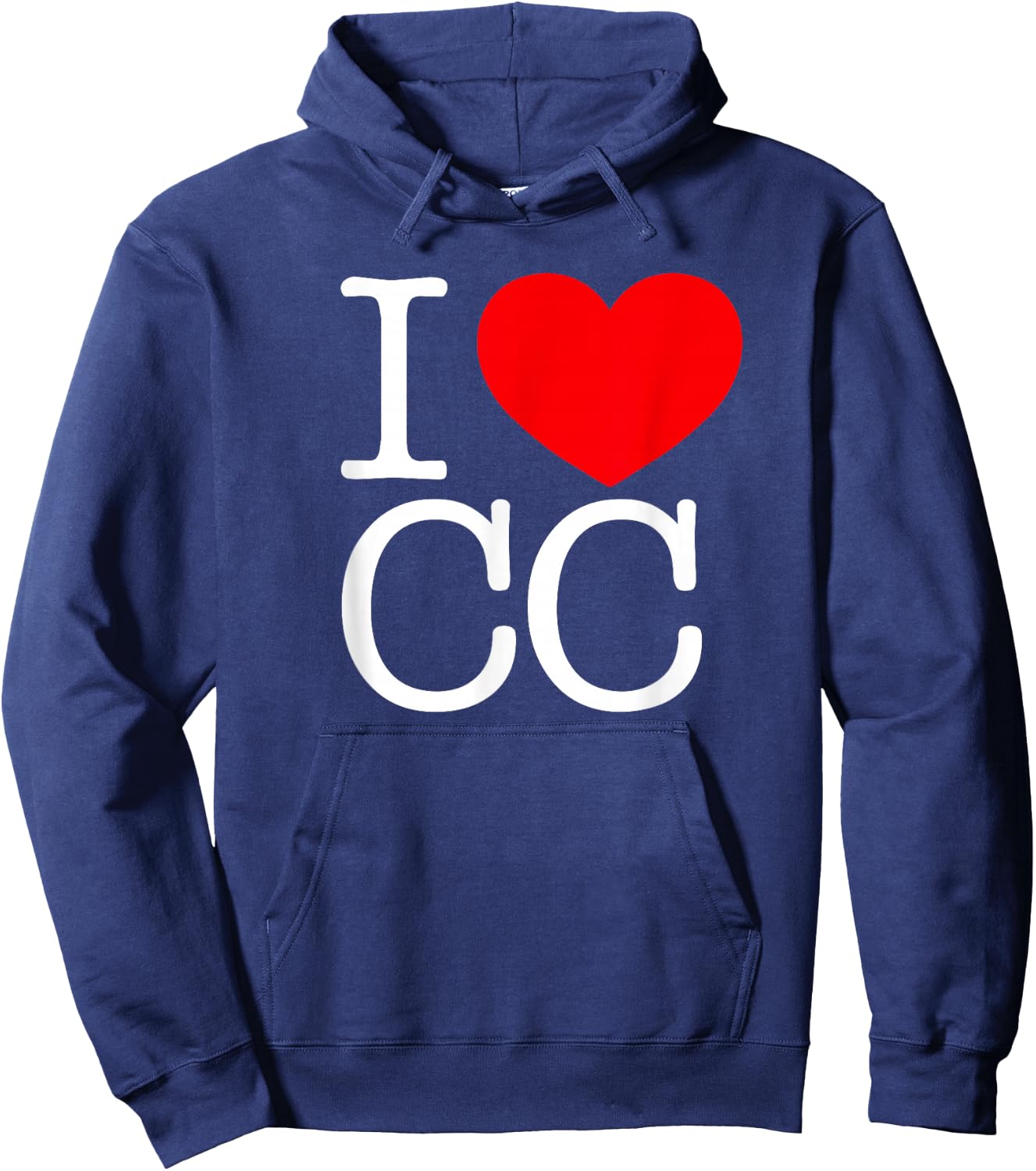 I Love (Heart) CC Hoodie - Hoodie | Navy
