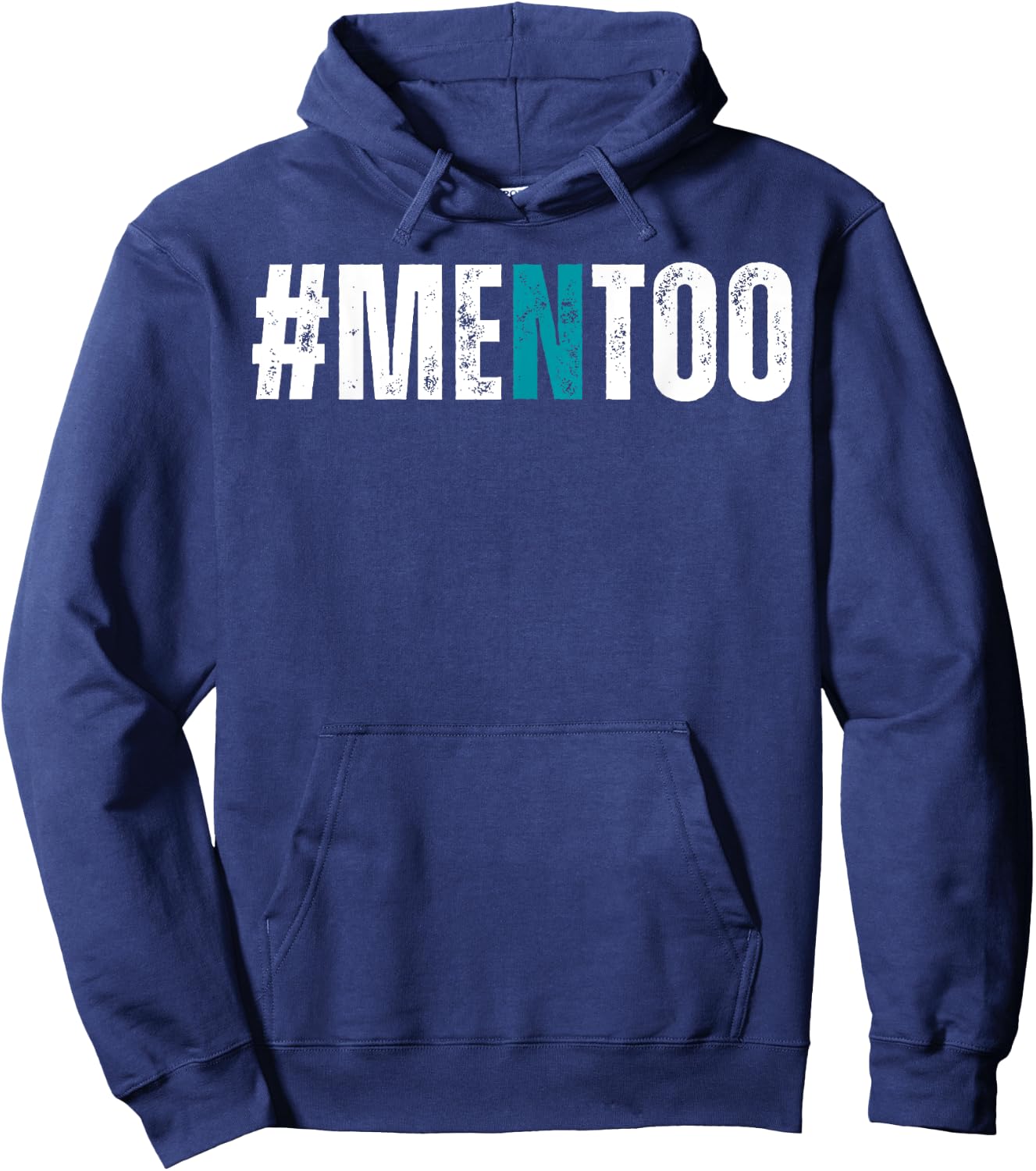 Men Too #MenToo Sexual Assault Awareness Prevention Support Hoodie - Hoodie | Navy