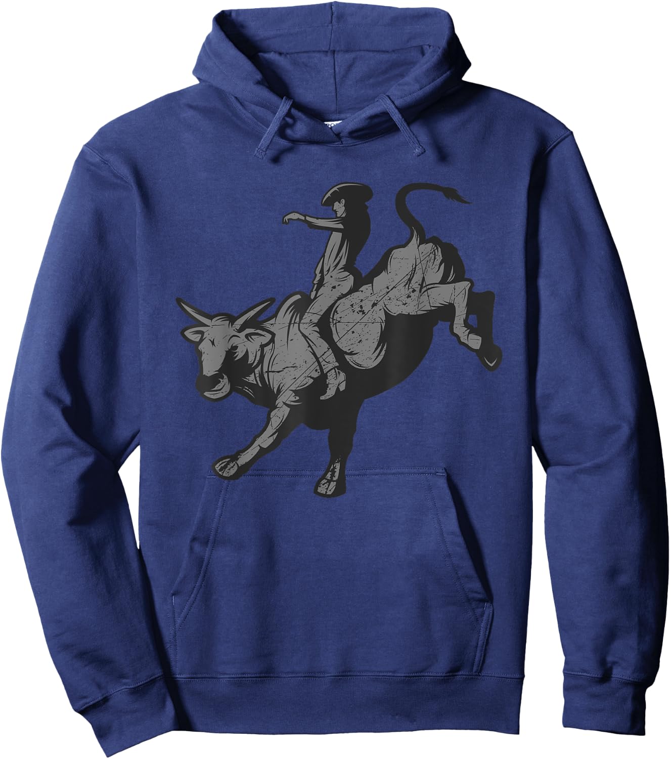 Funny Professional Bull Riding Rodeo Rider Cowboy Men Gift Hoodie - Hoodie | Navy