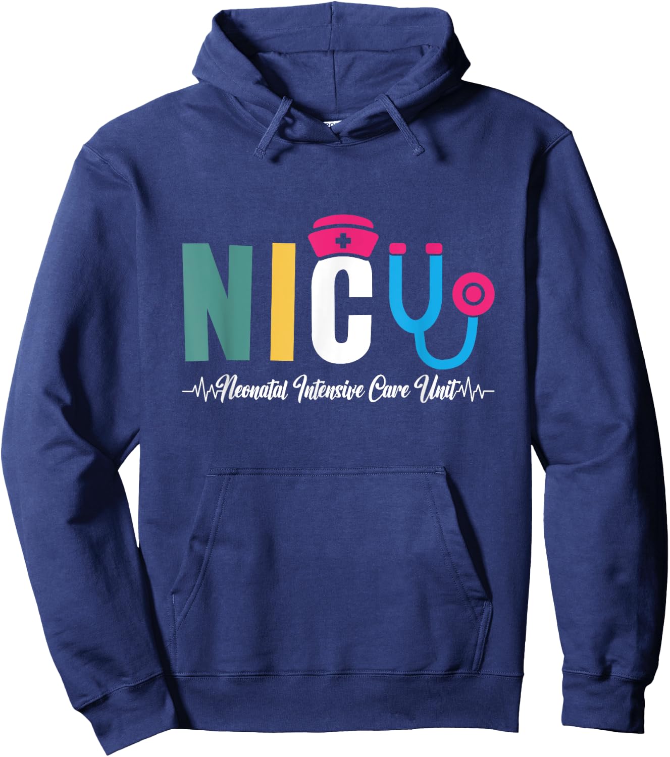 NICU Neonatal Intensive Care Unit Neonatal Nurses NICU Nurse Hoodie - Hoodie | Navy