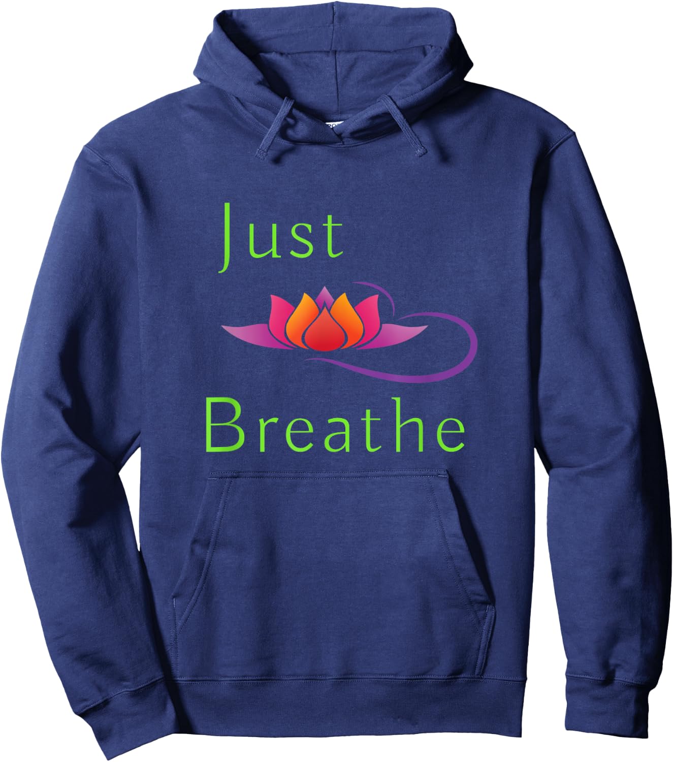 Just Breathe Hoodie - Hoodie | Navy