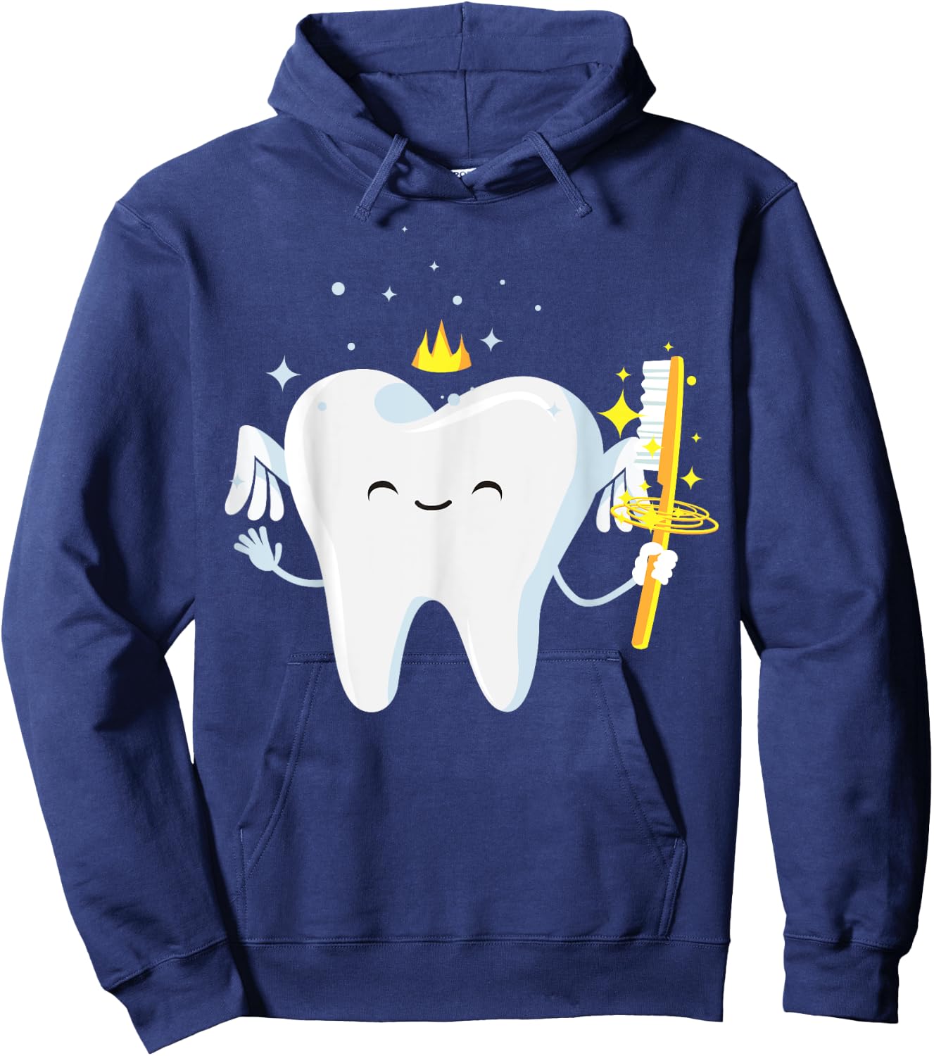 Cute Tooth Fairy Gift | Funny Dental Hygienist Fantasy Folk Hoodie - Hoodie | Navy